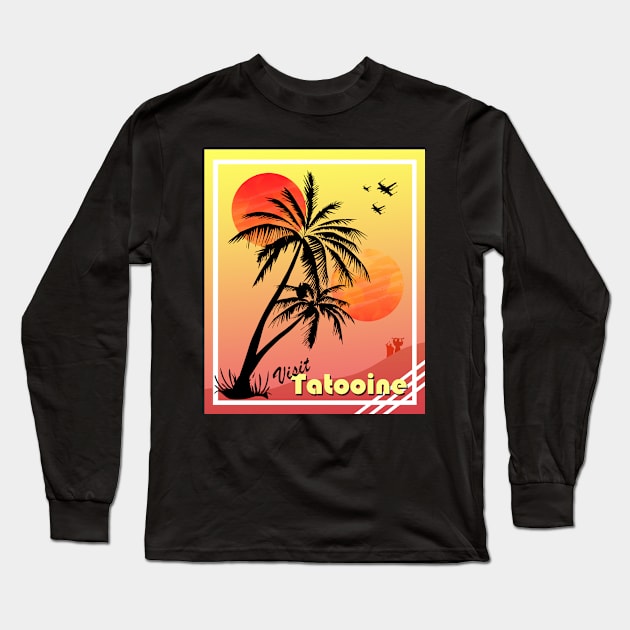 Visit Tatooine Long Sleeve T-Shirt by Nerd_art